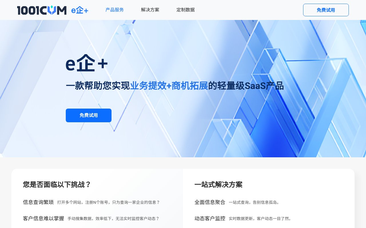 Screenshot of 1001cvm.com