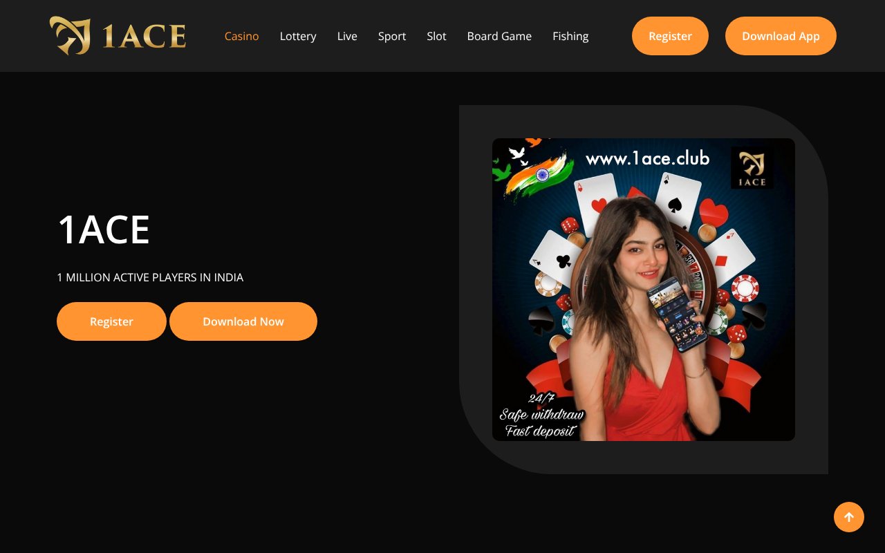 Screenshot of 1ace.app