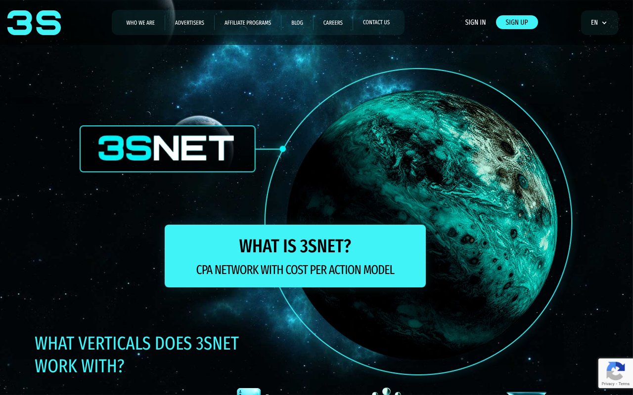 Screenshot of 3snet.co