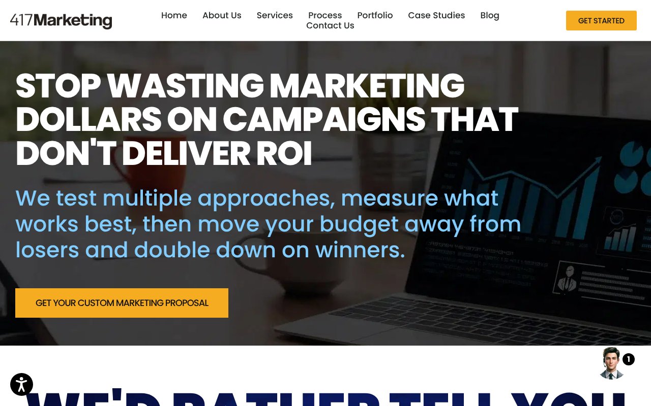 Screenshot of 417marketing.com