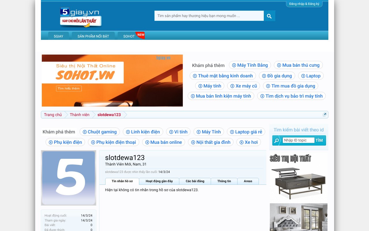 Screenshot of 5giay.vn