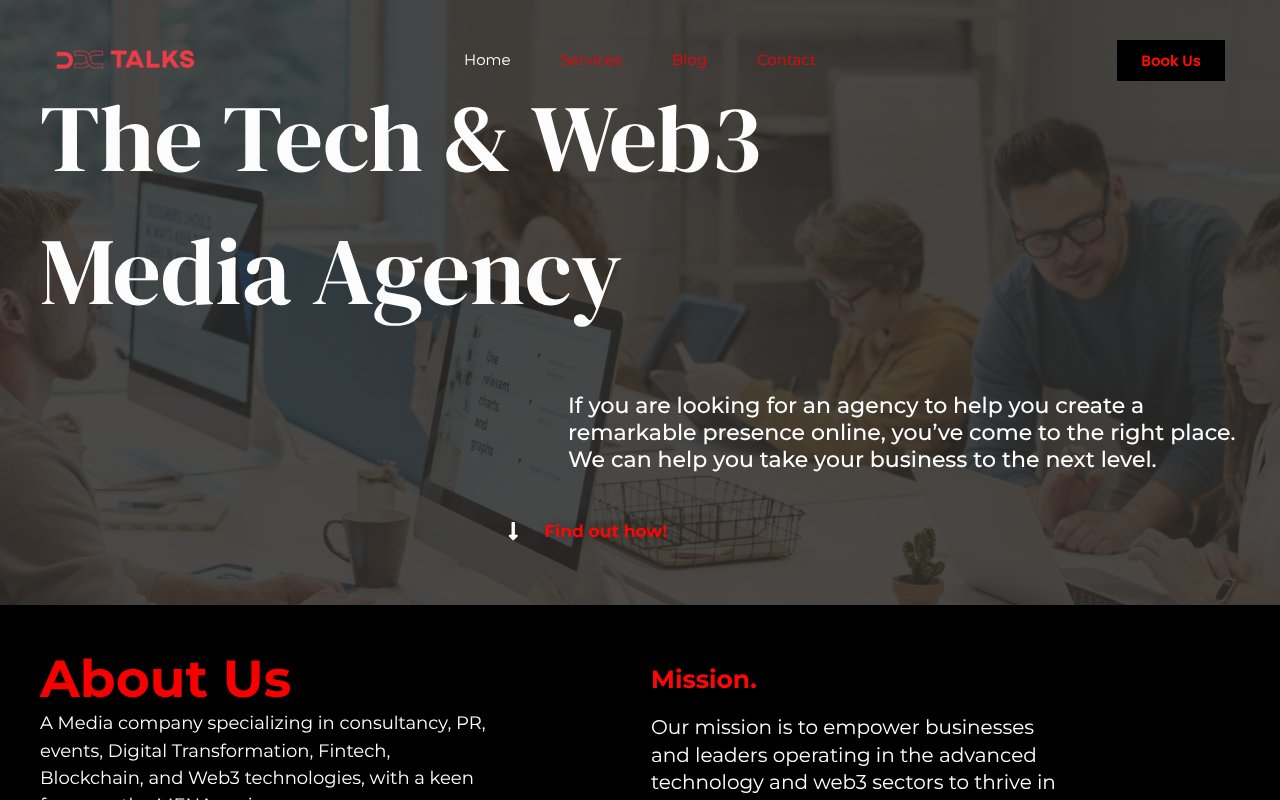 Screenshot of DxTalksMedia.com