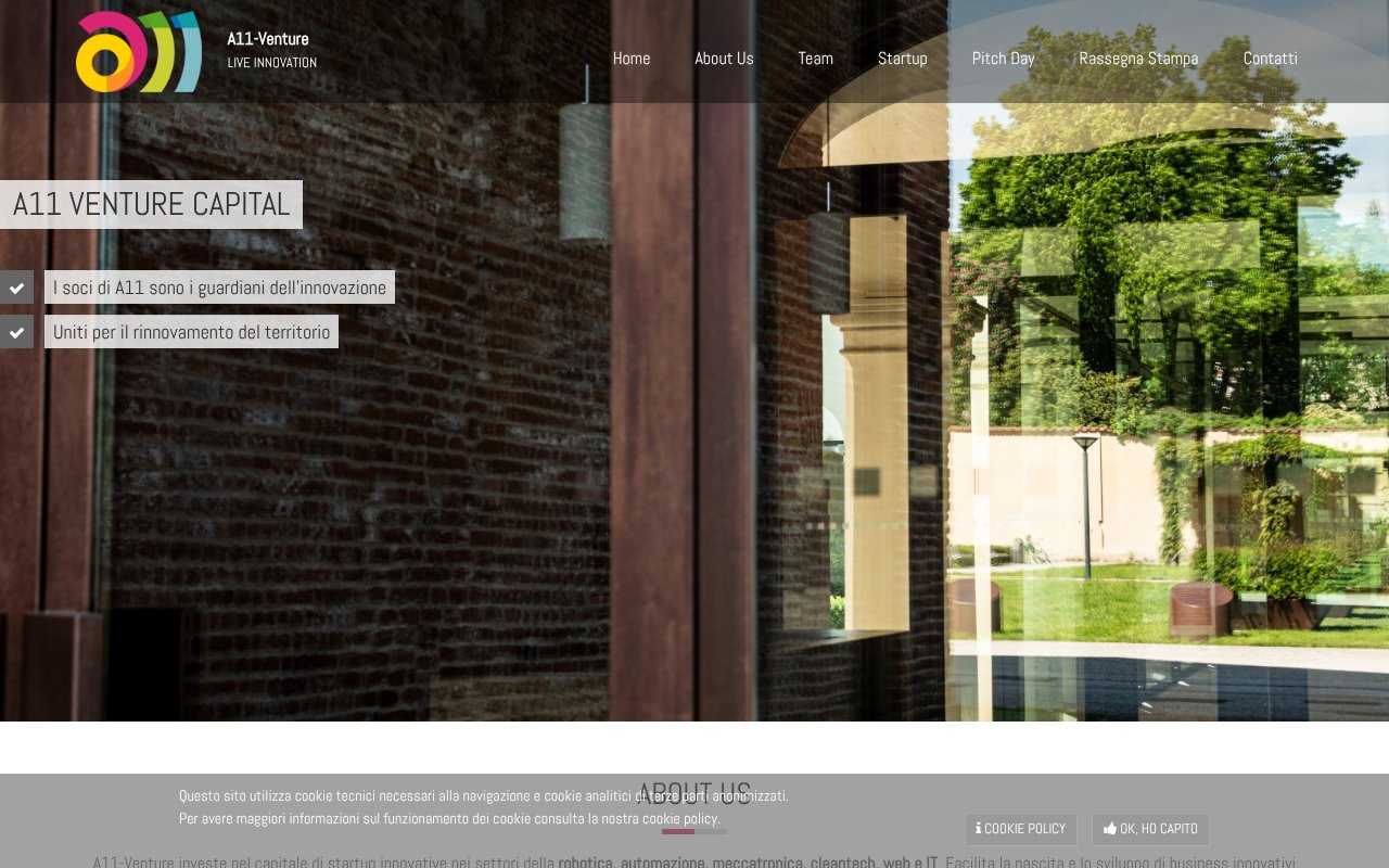 Screenshot of a11venture.it