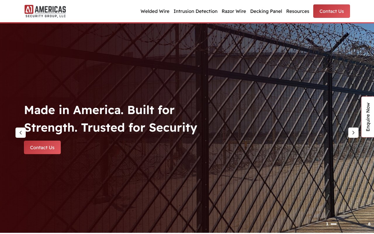 Screenshot of a1americas.com
