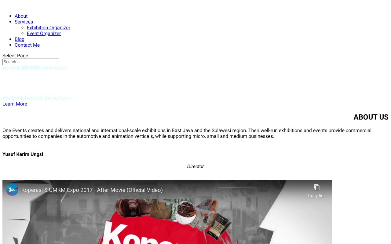 Screenshot of a1r-event.com