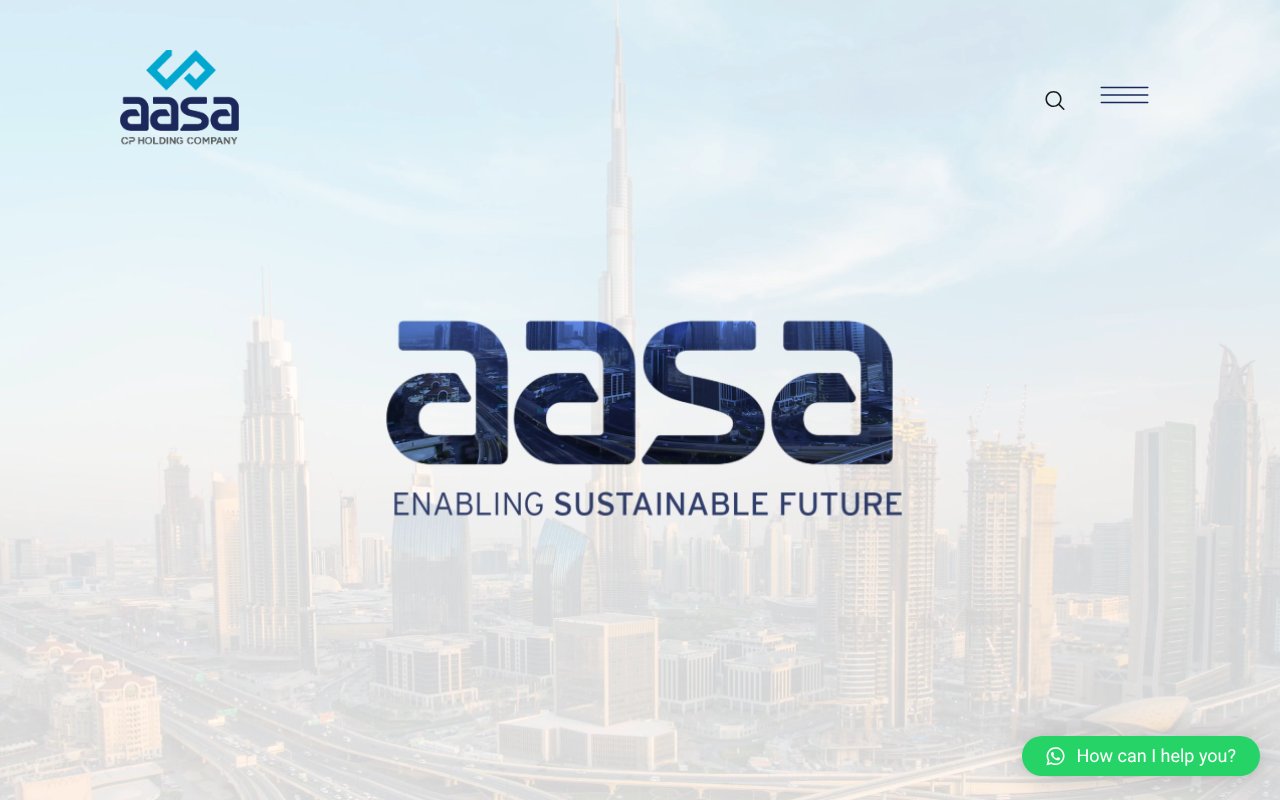 Screenshot of aasa.ae