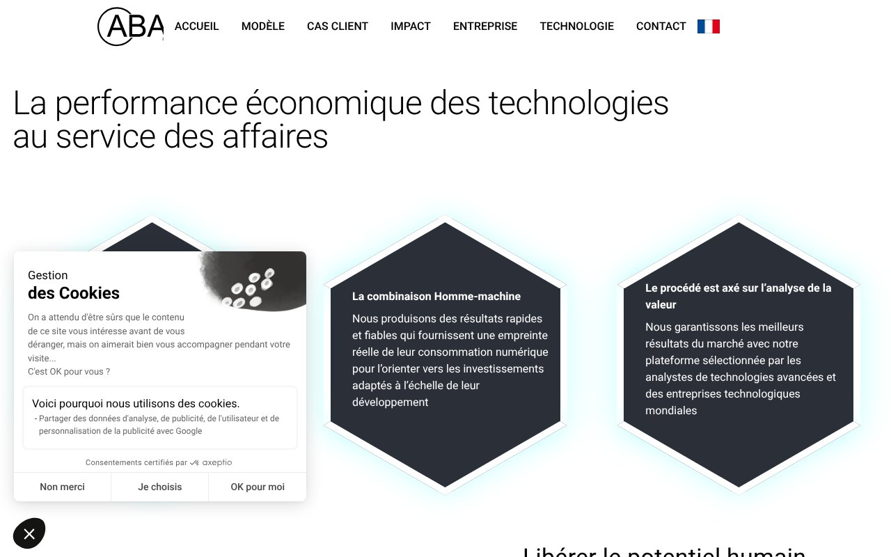 Screenshot of abakpartners.com