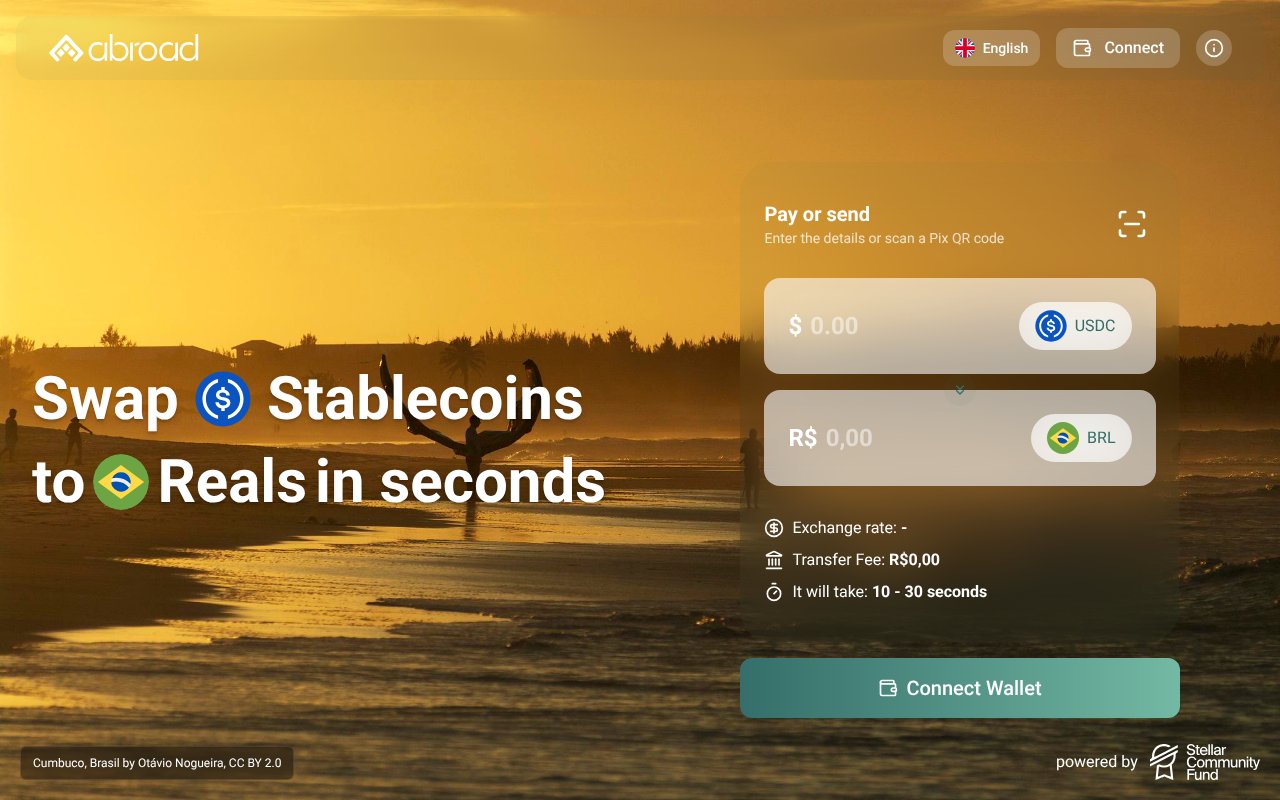 Screenshot of abroad.finance