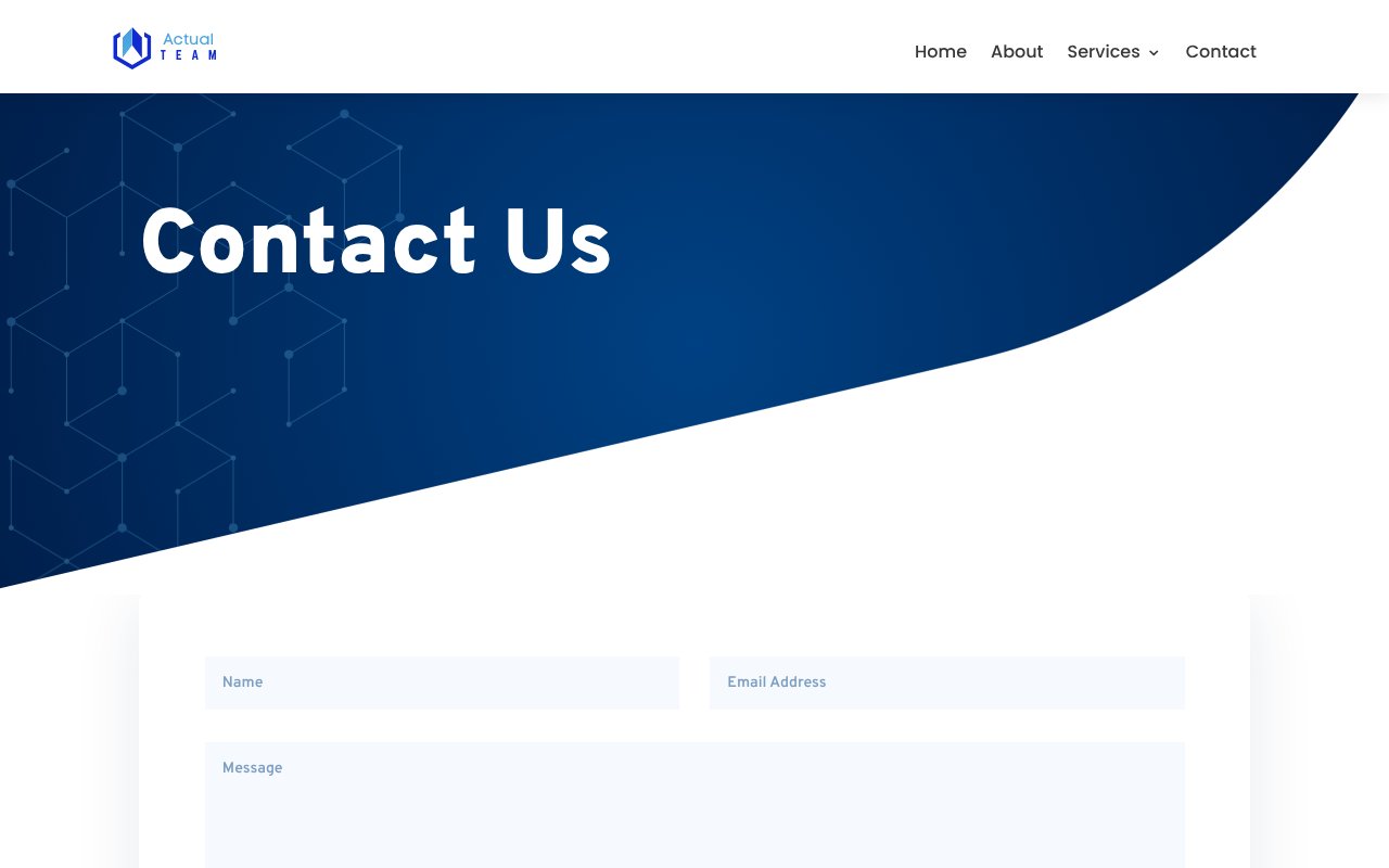 Screenshot of actualteam.com