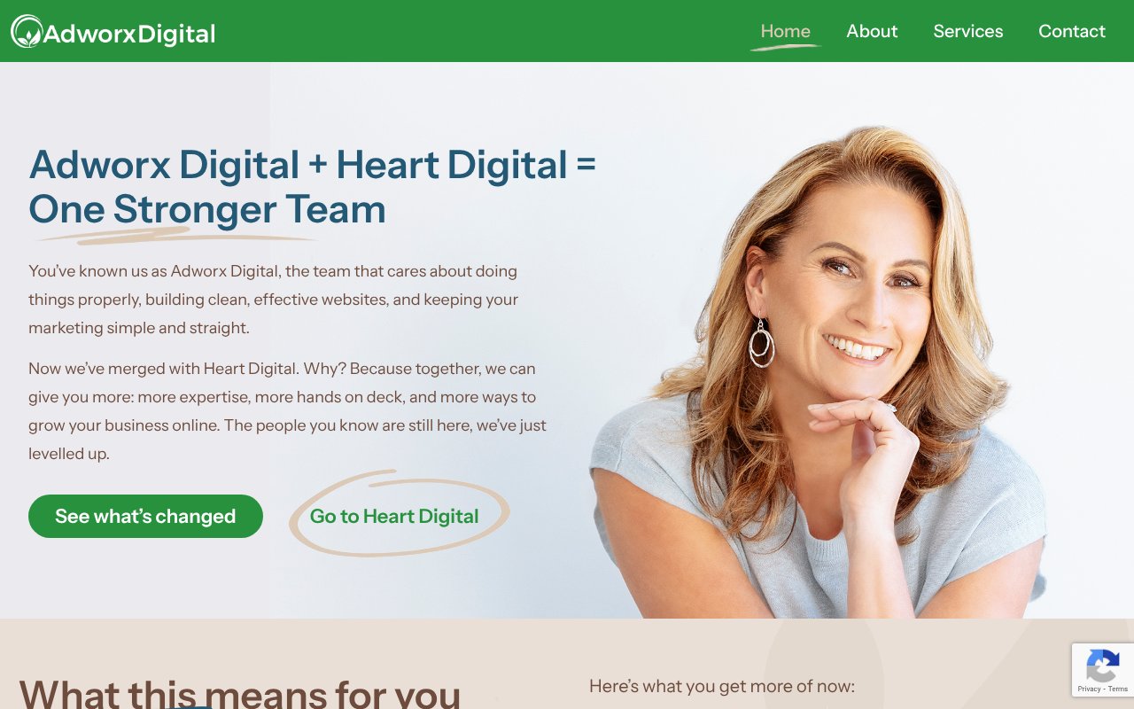 Screenshot of adworxdigital.com.au