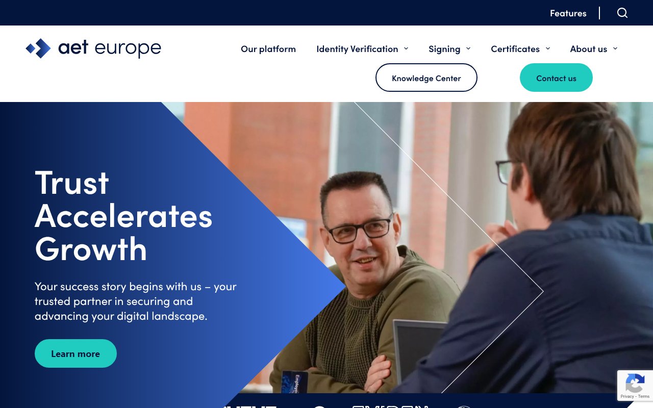 Screenshot of aeteurope.com