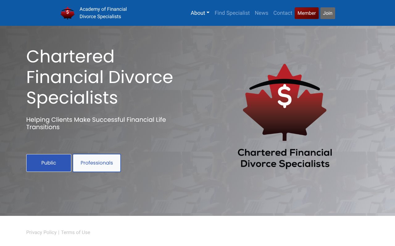 Screenshot of afds.ca