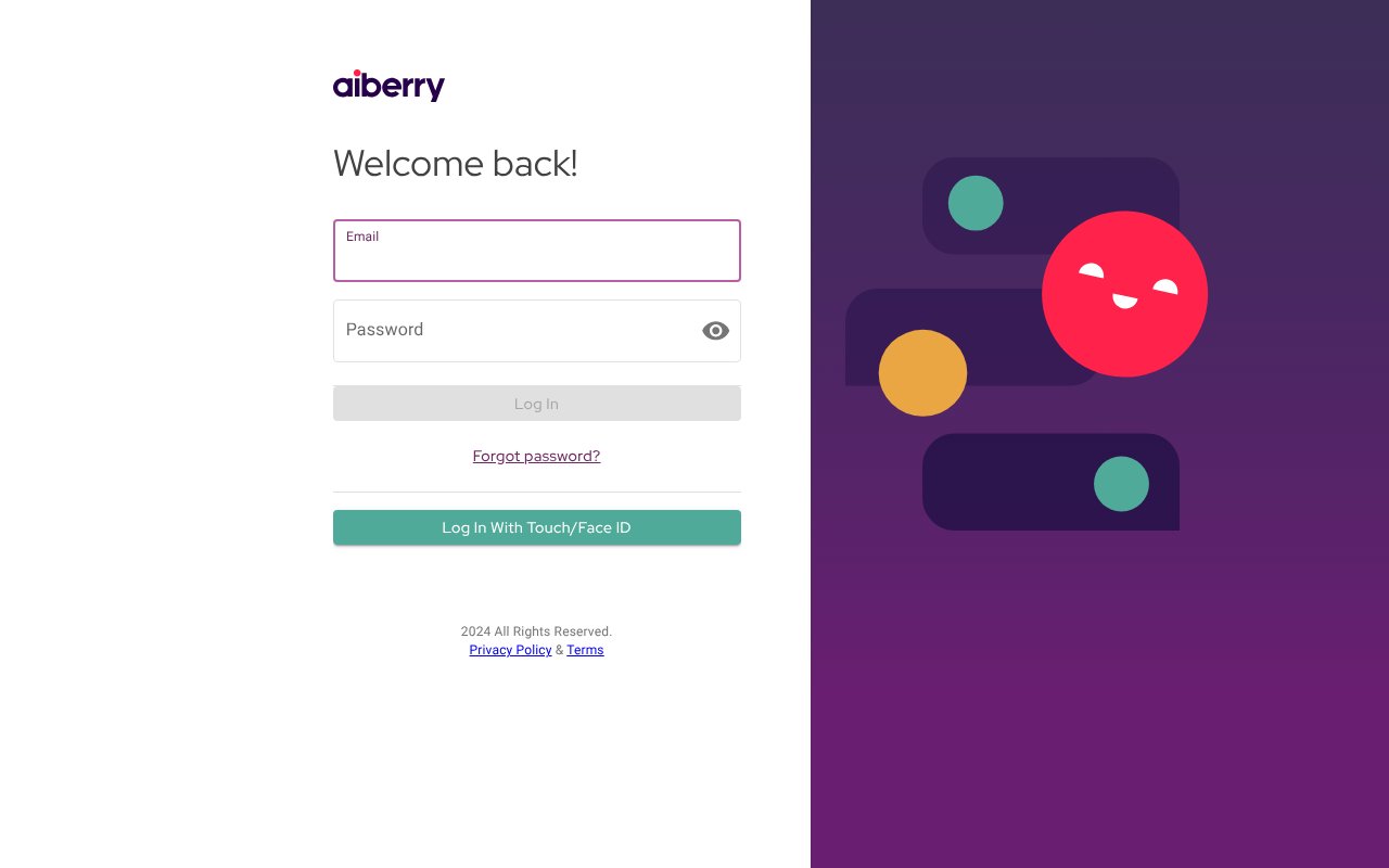 Screenshot of aiberry.io
