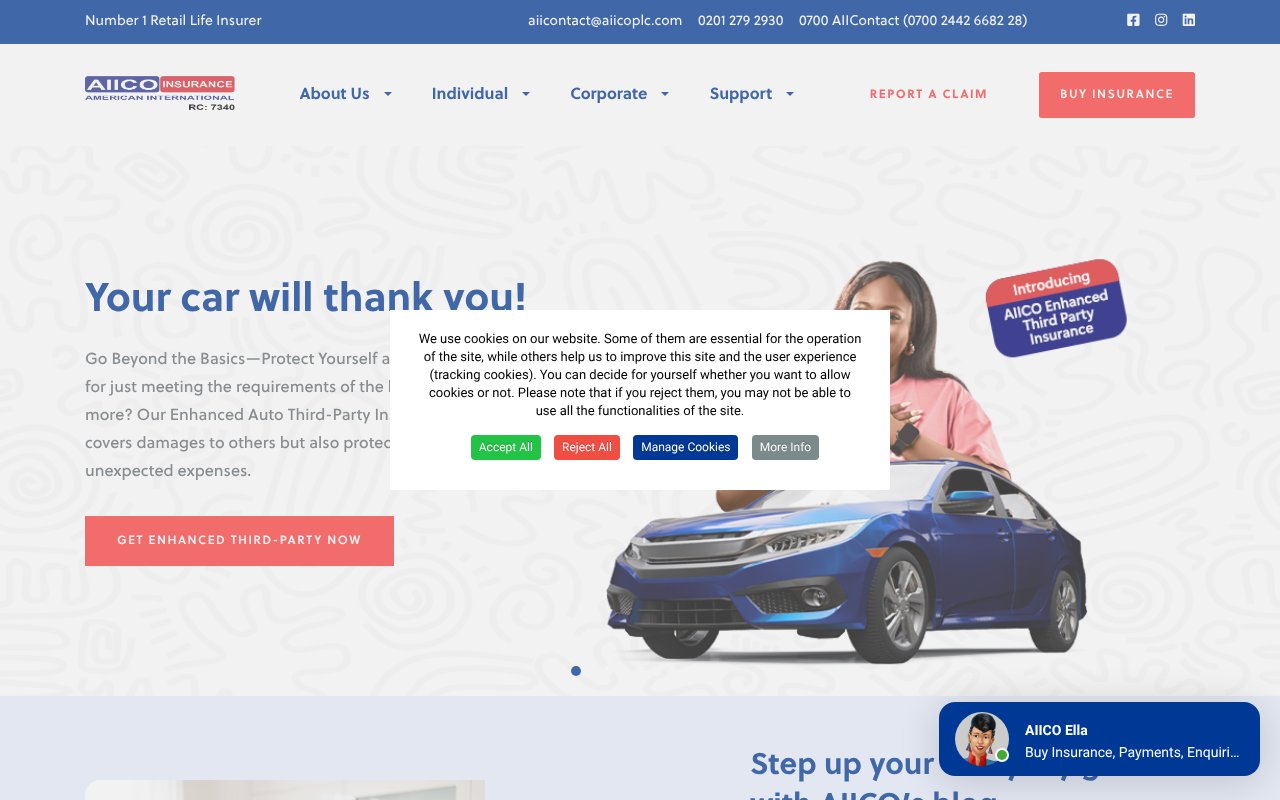 Screenshot of aiicoplc.com