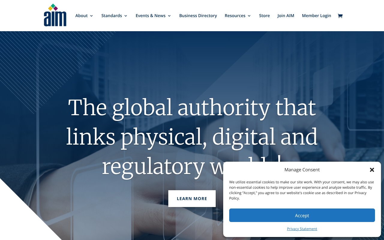 Screenshot of aimglobal.org