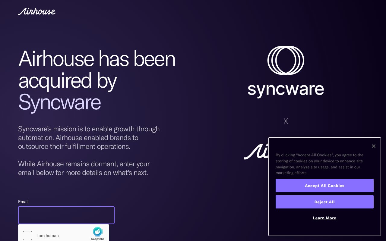 Screenshot of airhouse.io