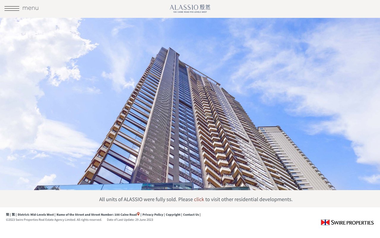 Screenshot of alassio.com.hk