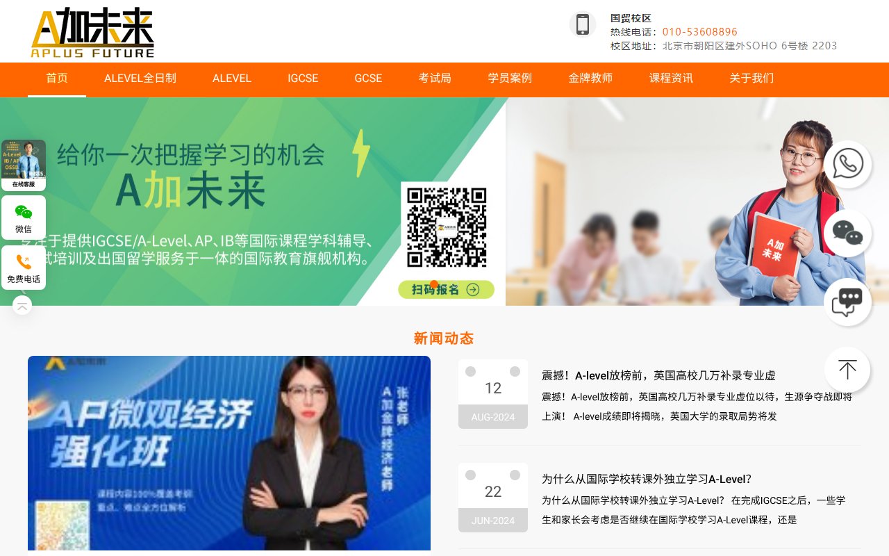 Screenshot of aleveledu.net