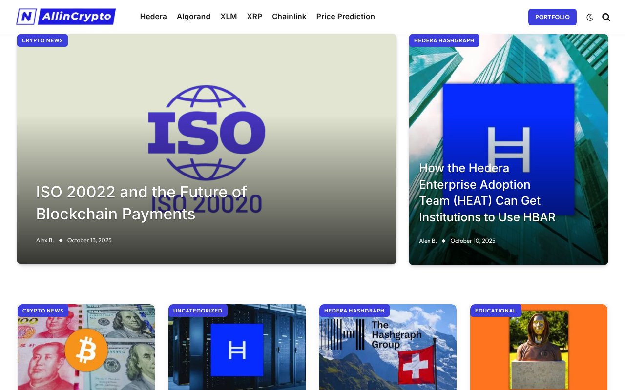 Screenshot of allincrypto.com