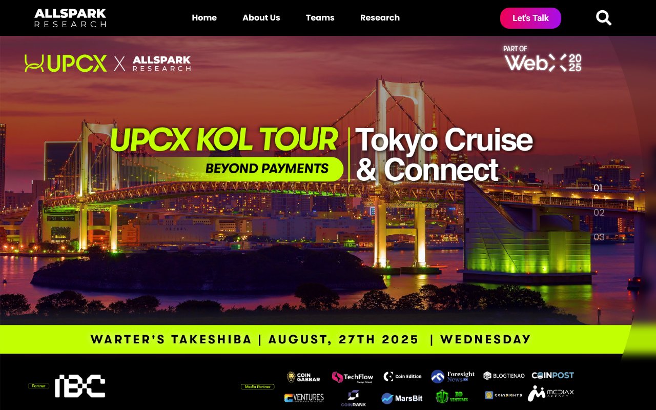 Screenshot of allsparkresearch.com