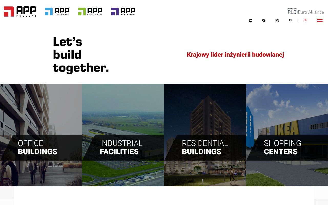 Screenshot of app-projekt.pl