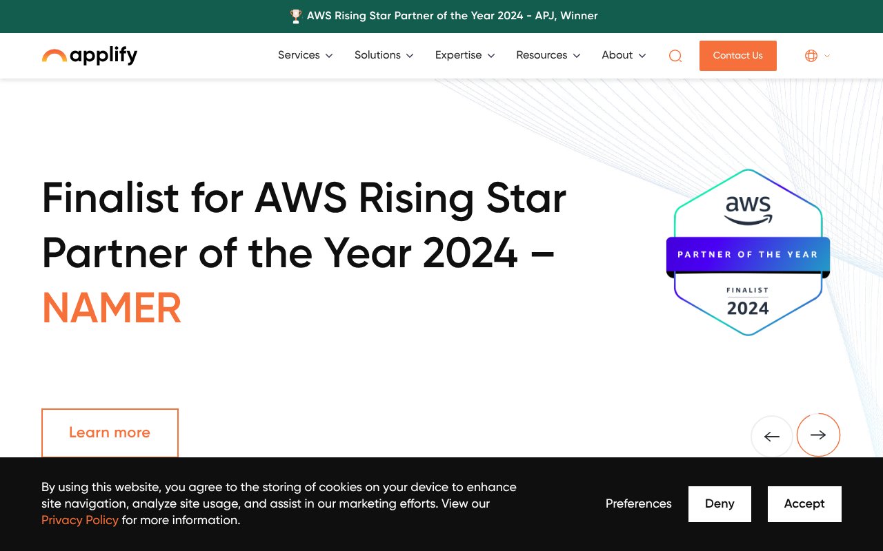 Screenshot of applify.co