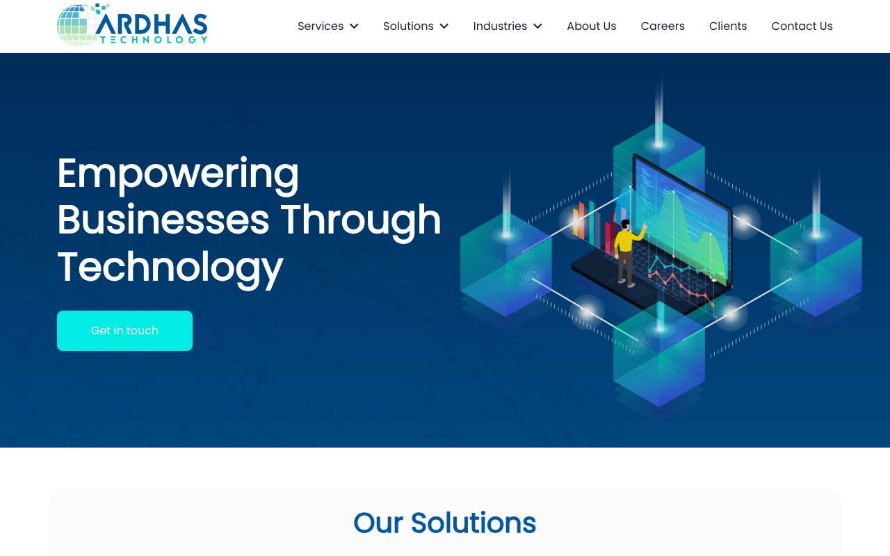 Screenshot of ardhas.com