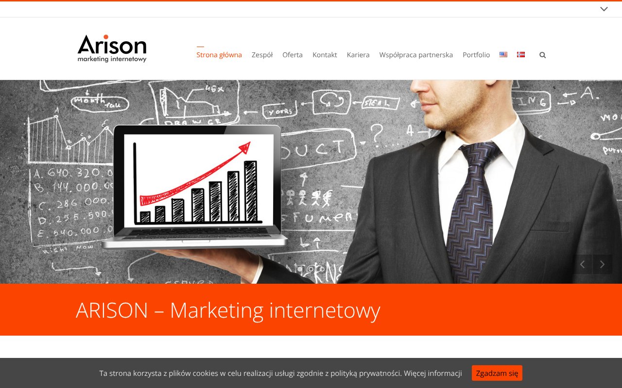 Screenshot of arison.pl