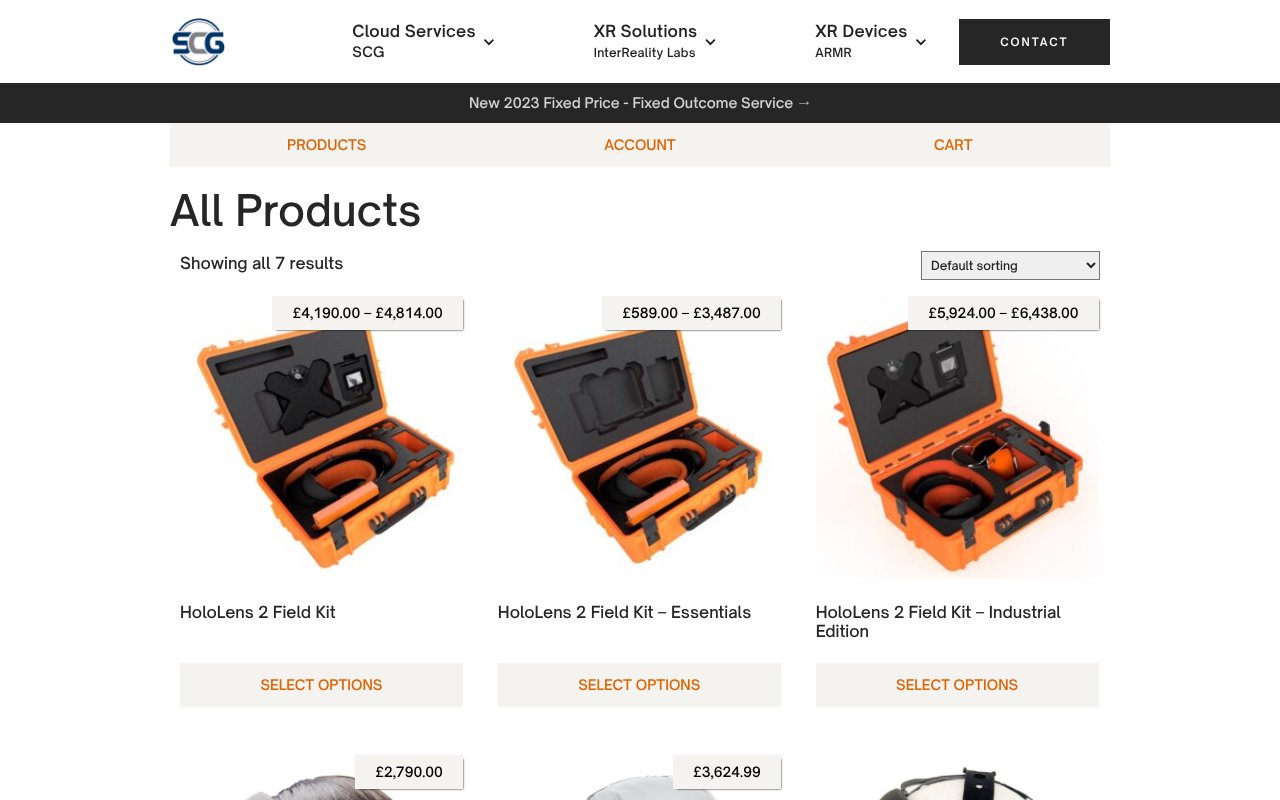 Screenshot of armr.uk