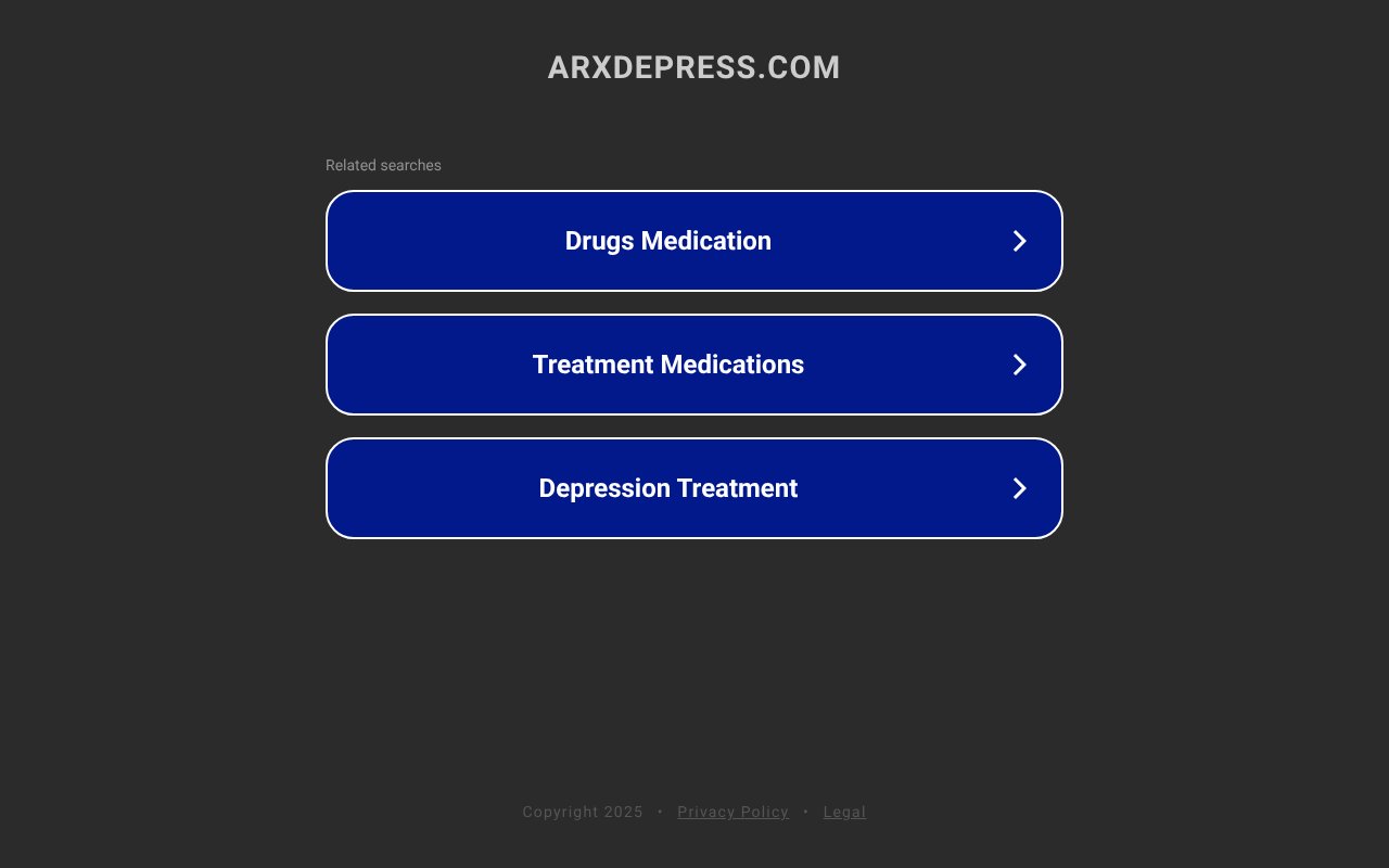 Screenshot of arxdepress.com