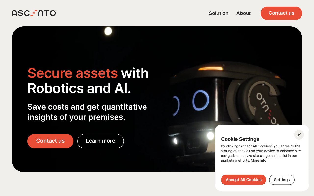 Screenshot of ascento.ai