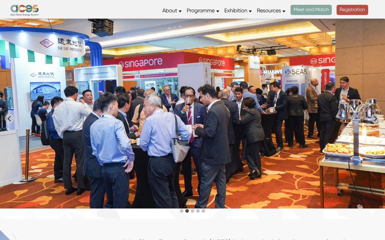 Screenshot of asiacleanenergysummit.com