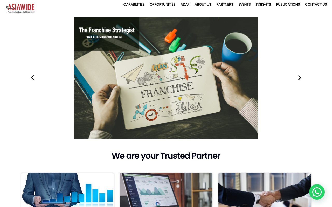 Screenshot of asiawidefranchise.com.sg