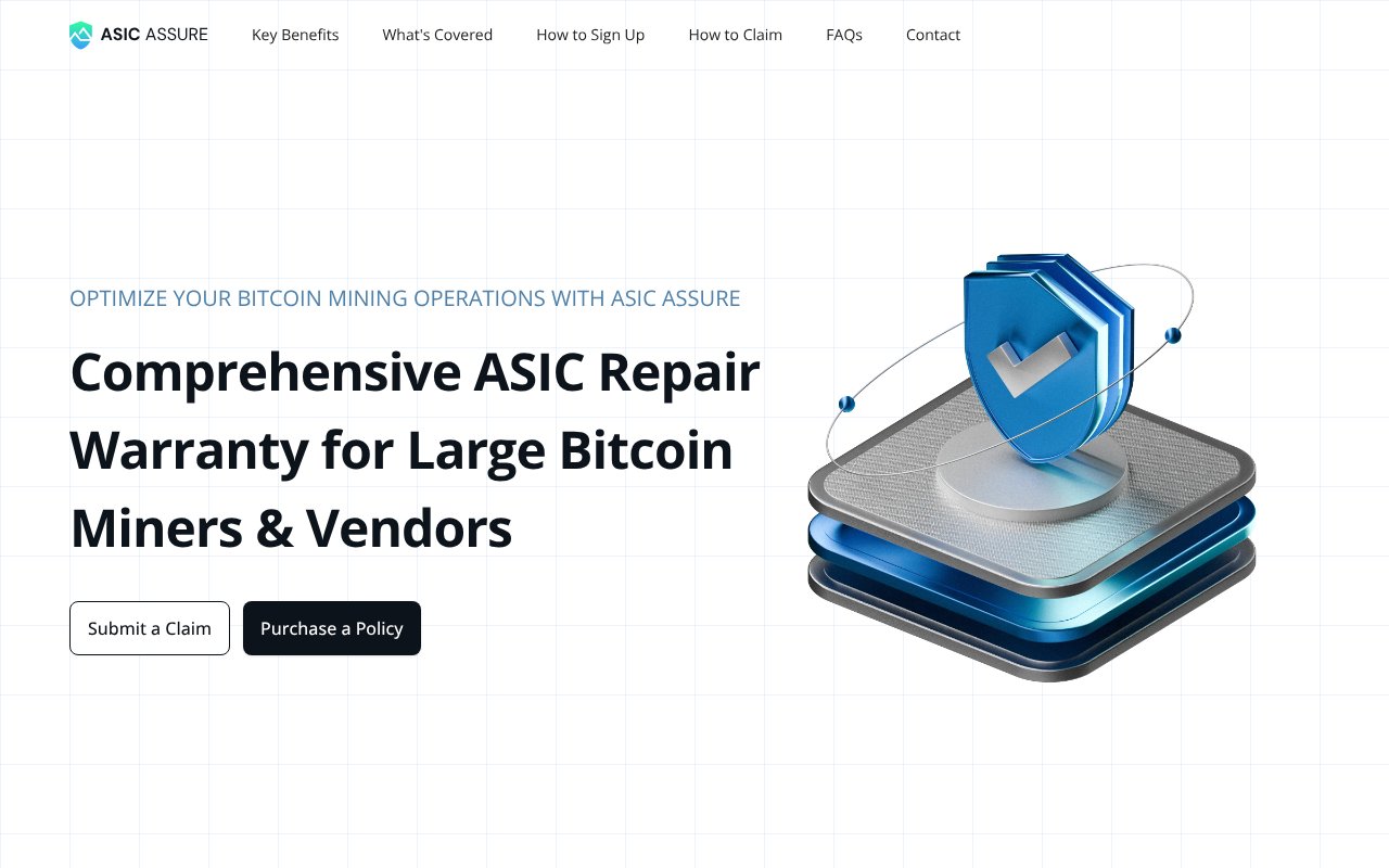 Screenshot of asicassure.com