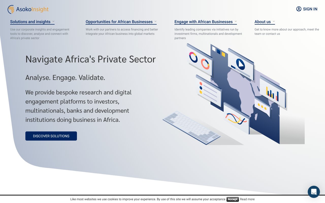 Screenshot of asokoinsight.com