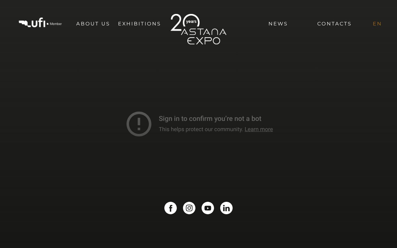 Screenshot of astana-expo.com
