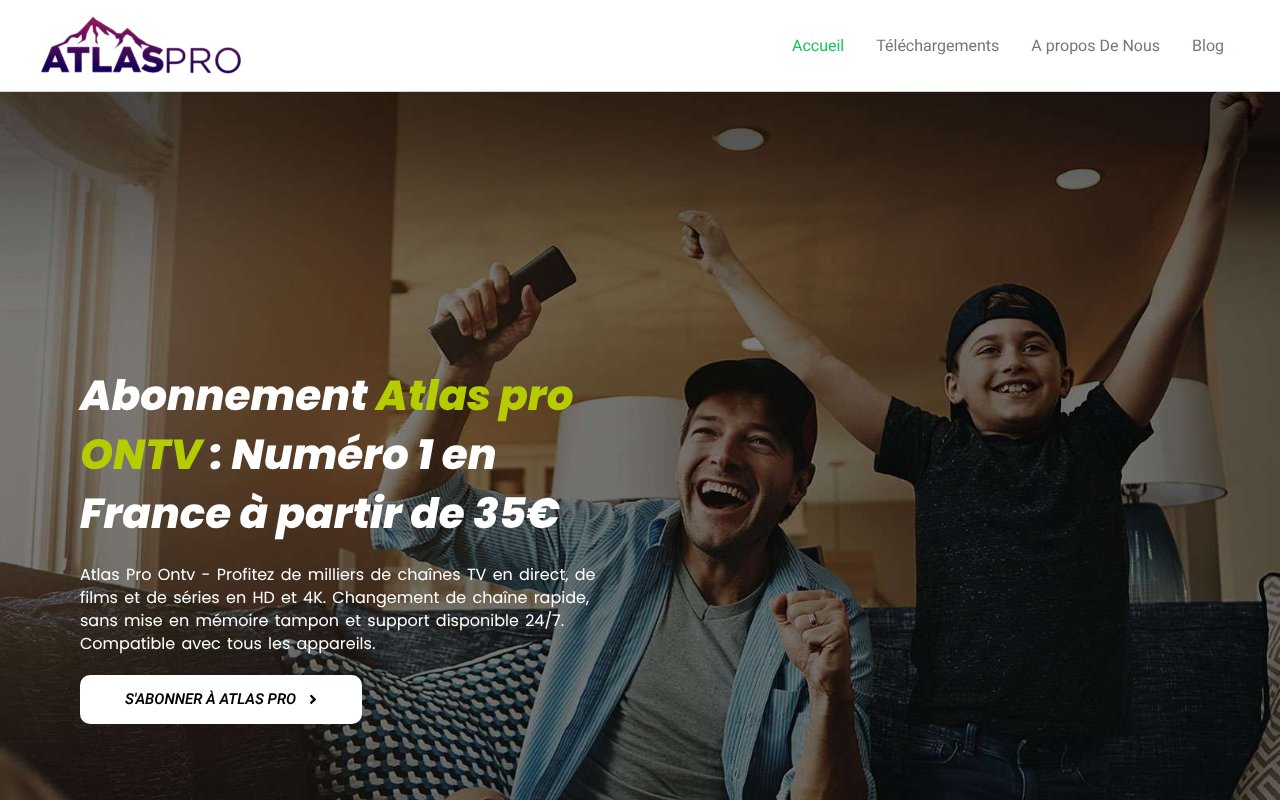 Screenshot of atlaspro-on-tv.fr