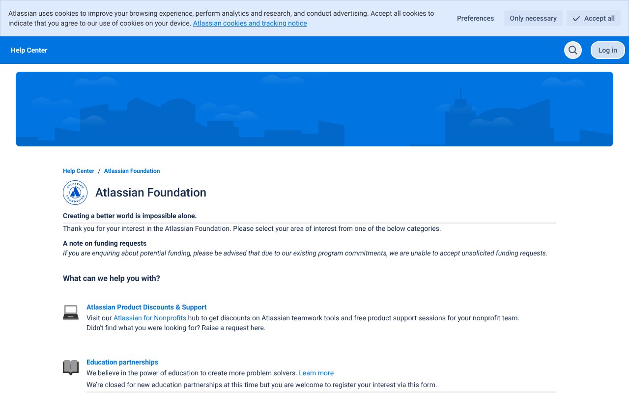 Screenshot of atlassian.net