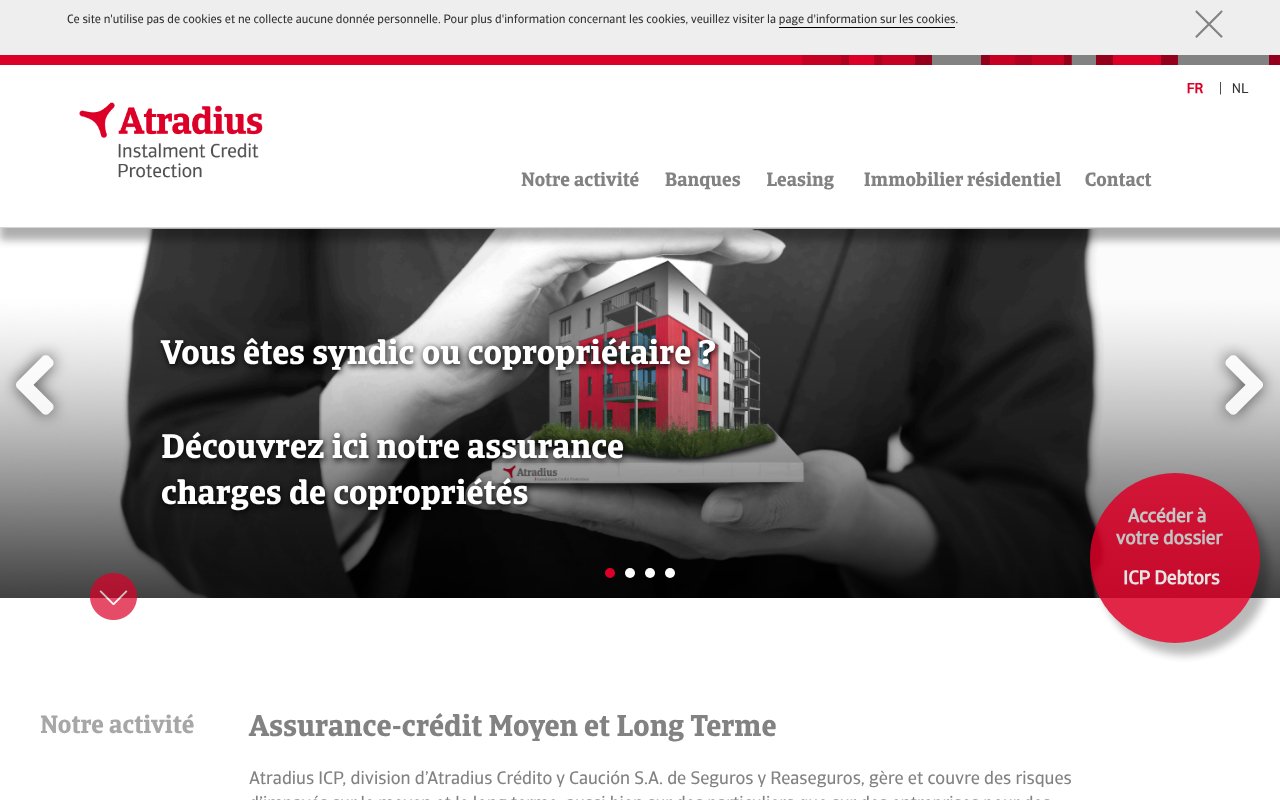 Screenshot of atradiusicp.com