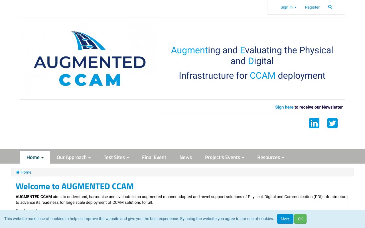 Screenshot of augmentedccam.com