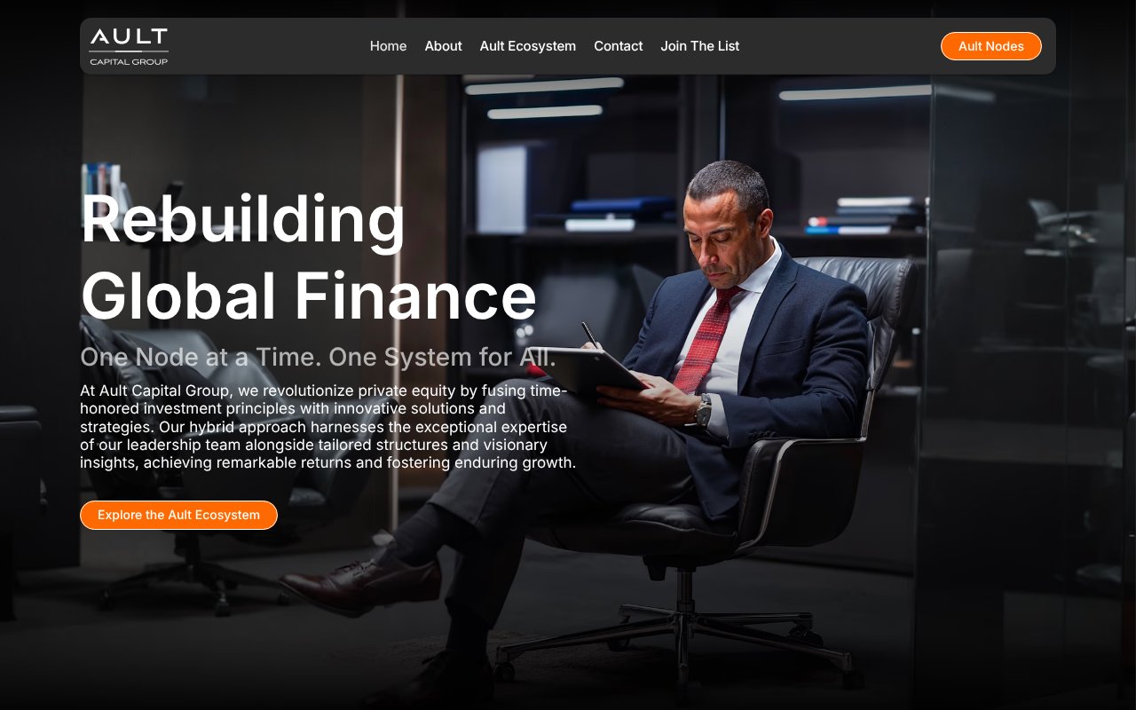 Screenshot of aultcapitalgroup.com