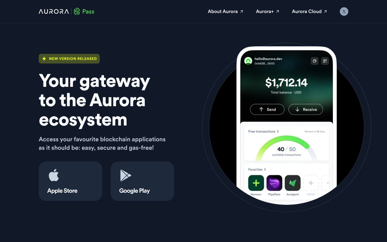 Screenshot of auroracloud.dev