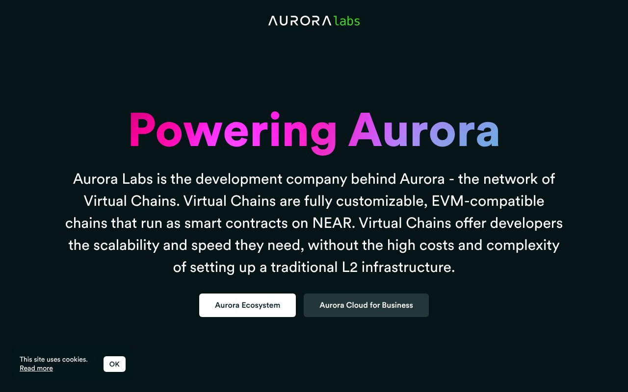 Screenshot of auroralabs.dev