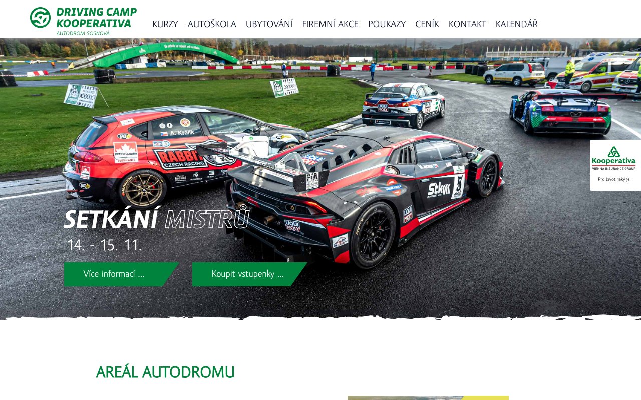 Screenshot of autodrom.cz