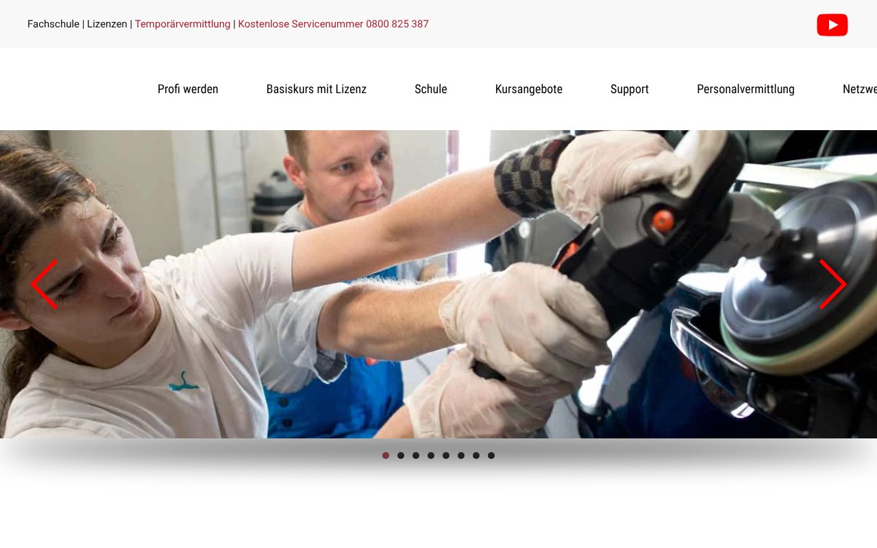 Screenshot of autopfleger.ch