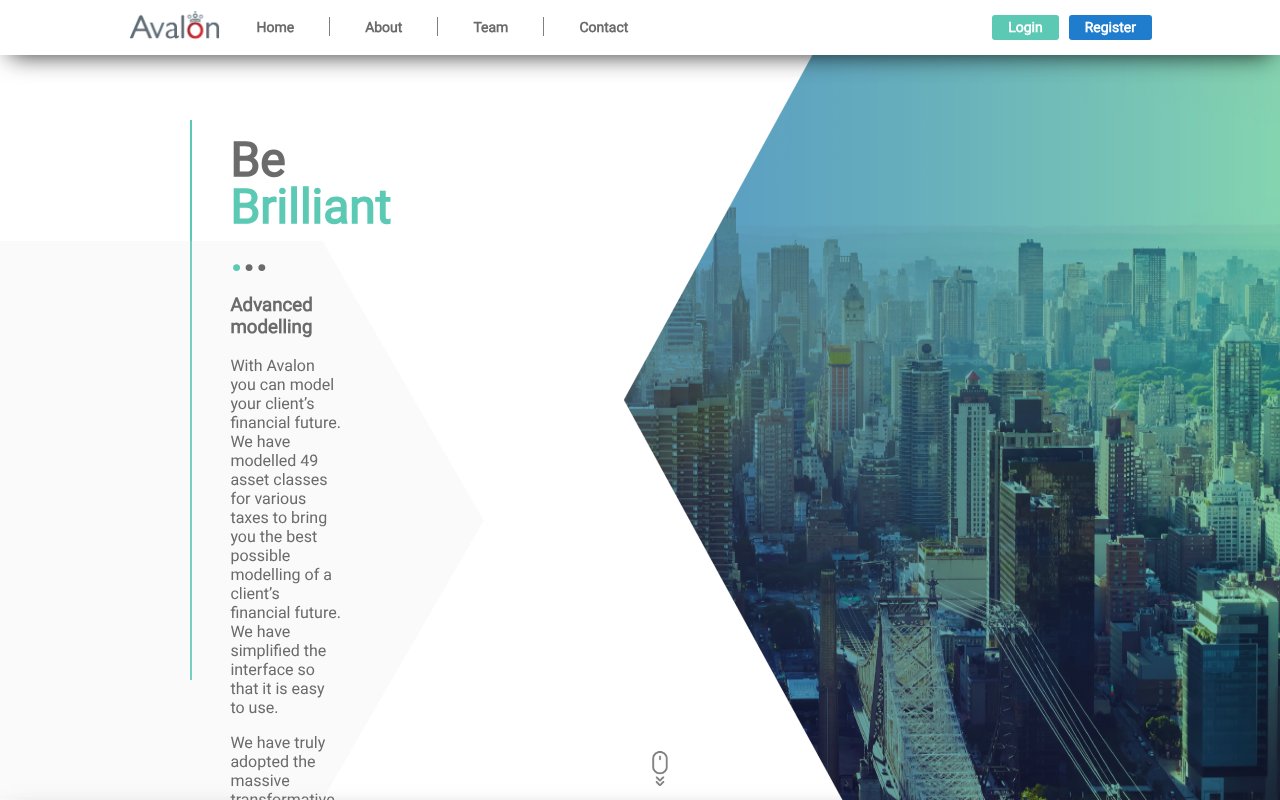 Screenshot of avalon.co.za