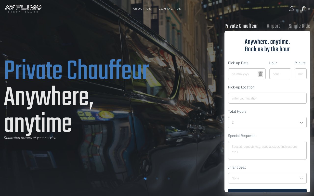Screenshot of avflimo.com