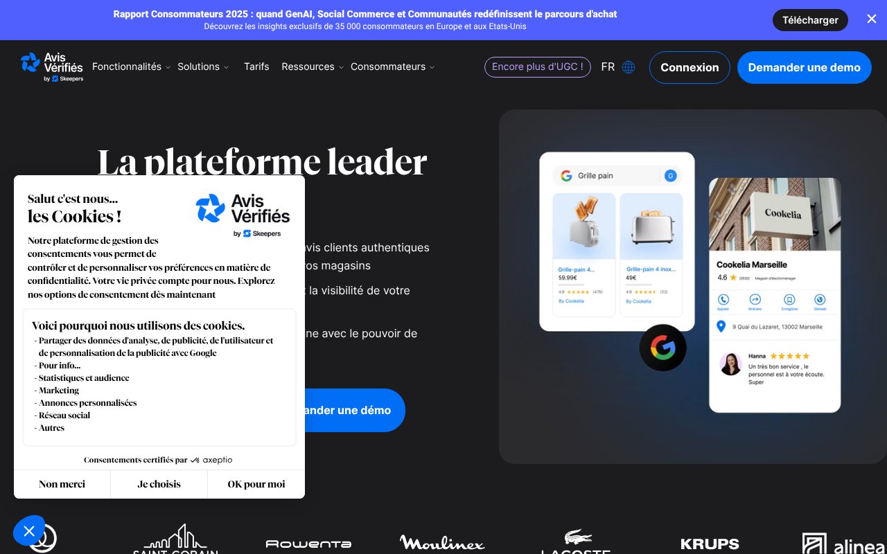 Screenshot of avis-verifies.com