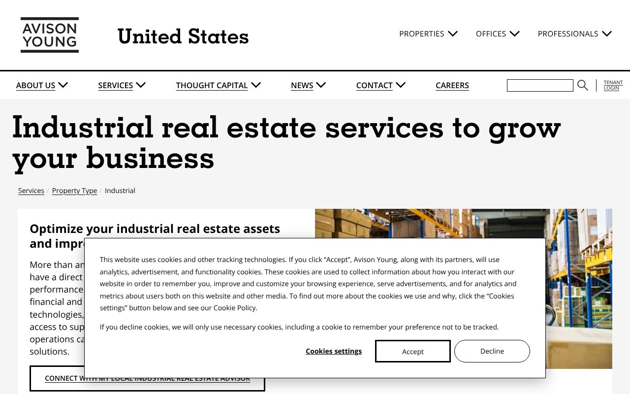 Screenshot of avisonyoung.us