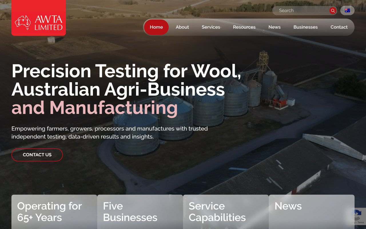 Screenshot of awta.com.au